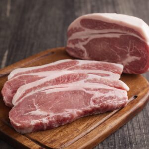 岡山県産 山本さん家の豚ロース【ステーキカット】